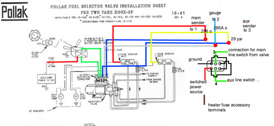 Pollak 6 Port Fuel Selector Valve Wiring Diagram - Wiring Diagram